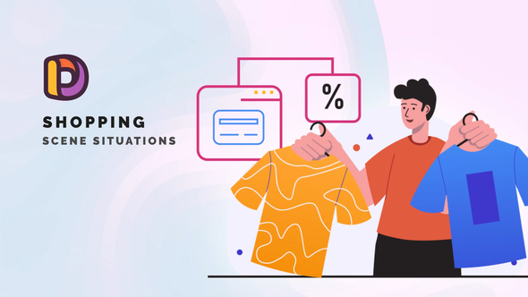 Shopping - Scene Situations Elements template preview