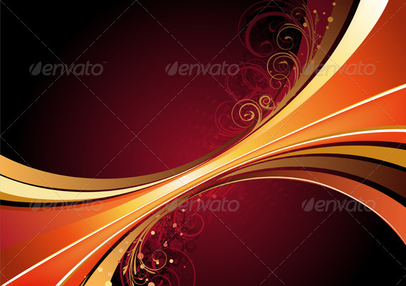 Abstract floral background - Backgrounds Decorative