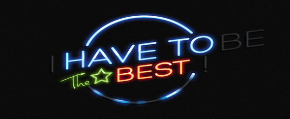 Rsz neon style text effect