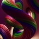 Abstract colorful background, wavy rainbow pride colors surface with stripes. Curved splashes - PhotoDune Item for Sale
