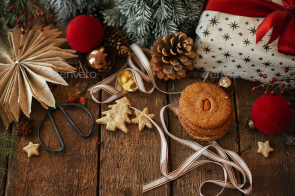 Merry Christmas Cookies in Pan Stock Photo - Image of season, icing:  35147294