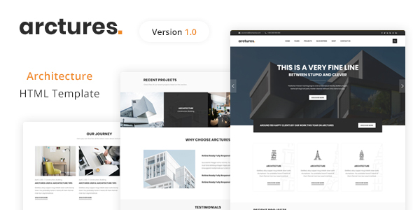 Marvelous Arctures - Architecture & Interior HTML Template