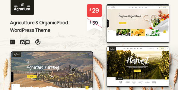 Agrarium | Agriculture & Organic Food WordPress Theme