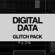 Digital Data Glitch Video Pack V1 - VideoHive Item for Sale
