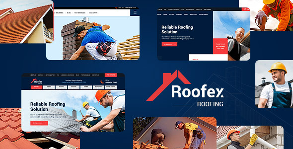 Roofex - Roofing Service WordPress Theme