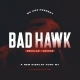 Bad Hawk Display Font