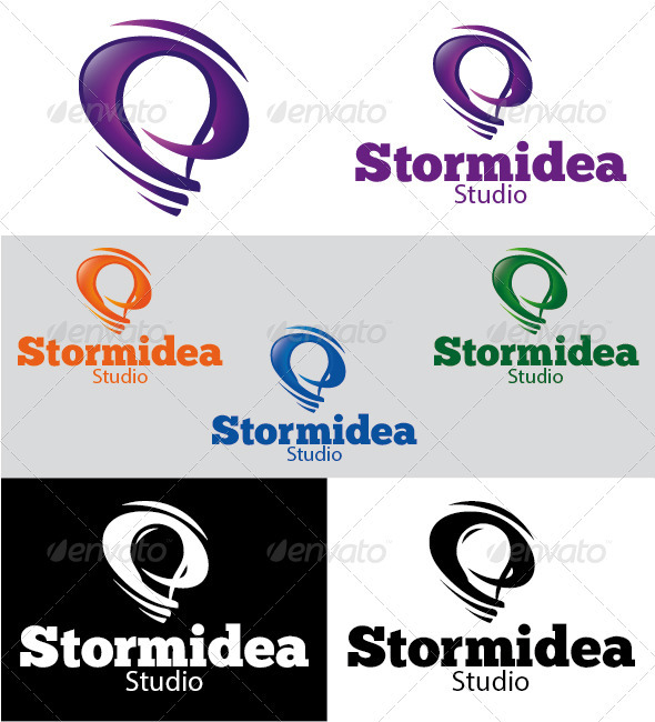 Stormidea Studio Logo - Symbols Logo Templates