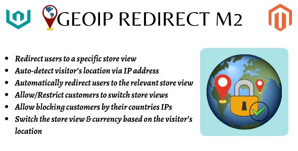 [DOWNLOAD]Magento 2 GeoIP Redirection & Locker By Webiators