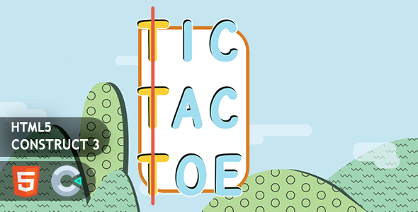 Tic Tac Toe Construct 3 HTML5 Game