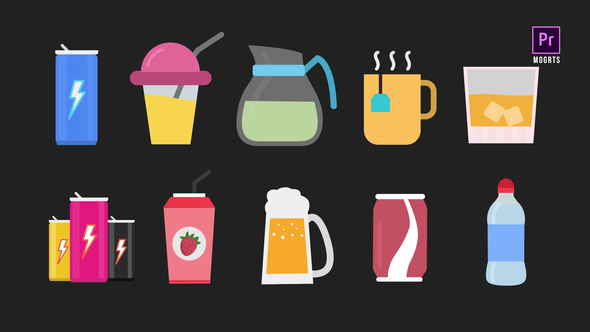 Drinks Animated Icons