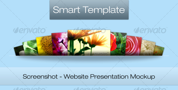 Screenshot - Web Presentation Mockup - Website Displays