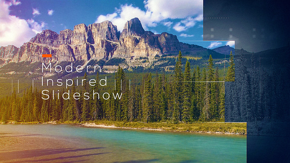 Modern Inspired Slideshow Video Displays template preview