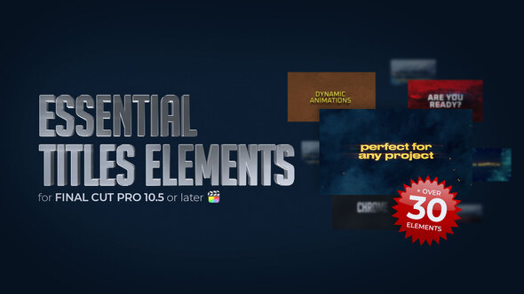 Essential Titles Elements - FCP