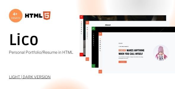 Lico | Personal/Portfolio/Resume HTML5 Template