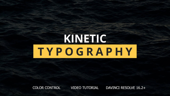 Kinetic Typography for DaVinci Resolve