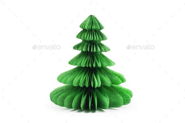 Handmade Christmas tree - Stock Photo - Images