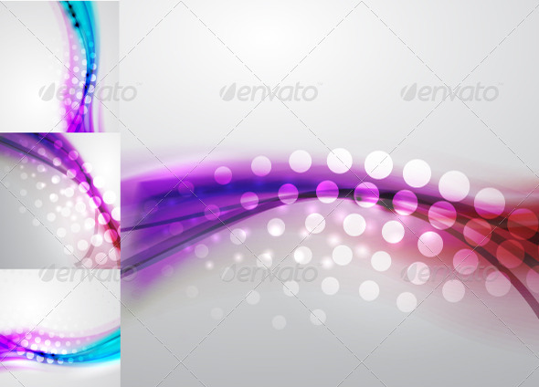 Blue Dotted Background - Backgrounds Decorative