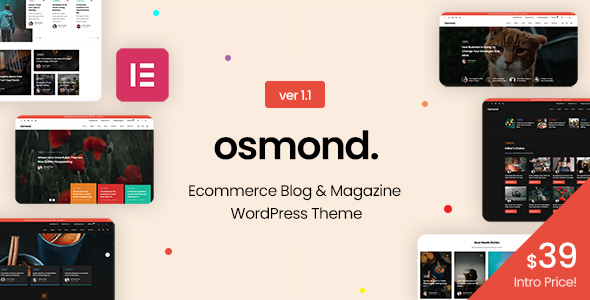 Osmond - Ecommerce Magazine WordPress Theme