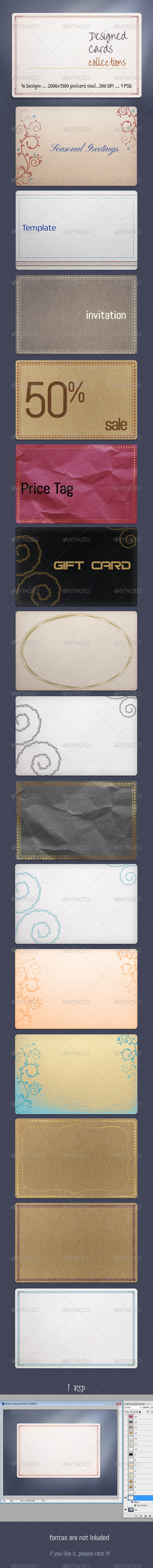 Design Cards Collection - Cards & Invites Print Templates