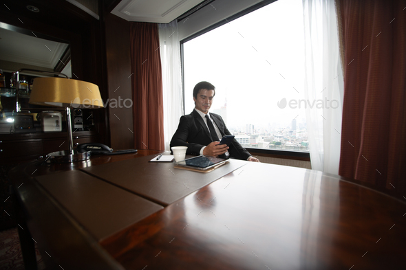 businessman person concept, executive ceo manager of business portrait