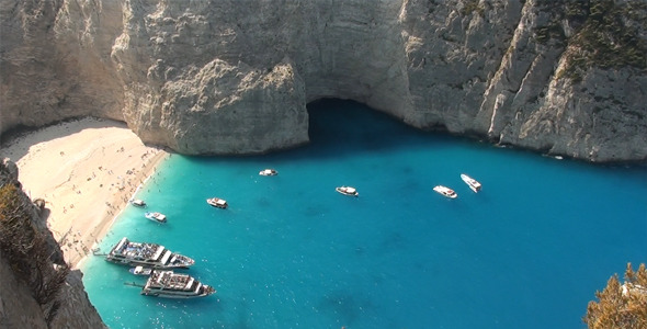 Beach In Blue Bay Navagio alt