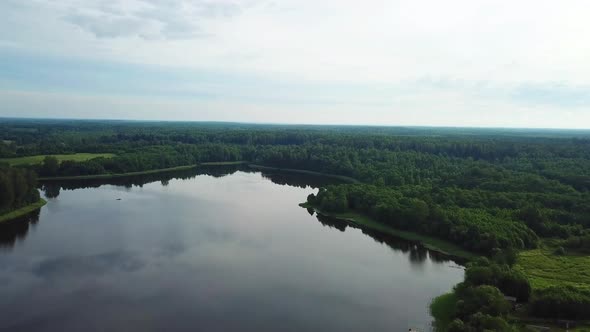 Swimming Over The Lake Float alt