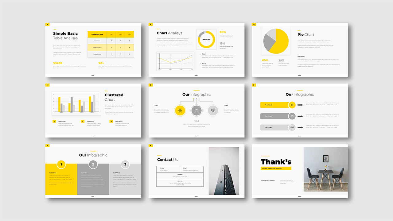 Global Googleslides Business Presentation, Presentation Templates ...