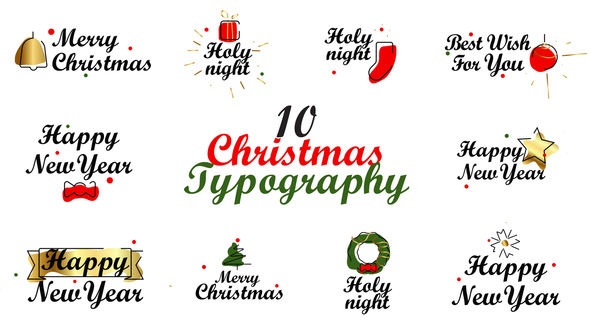 Christmas Typography