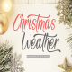 Christmas Weather Font