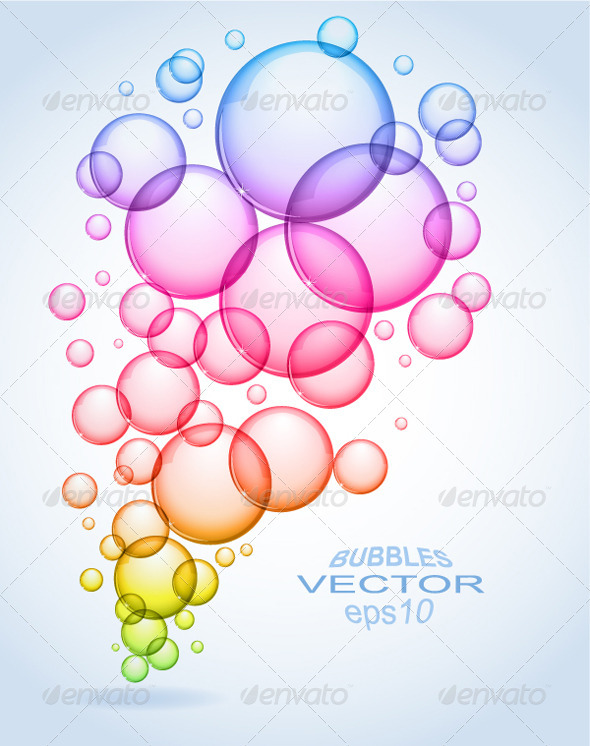 Soap bubbles abstract background - Abstract Conceptual