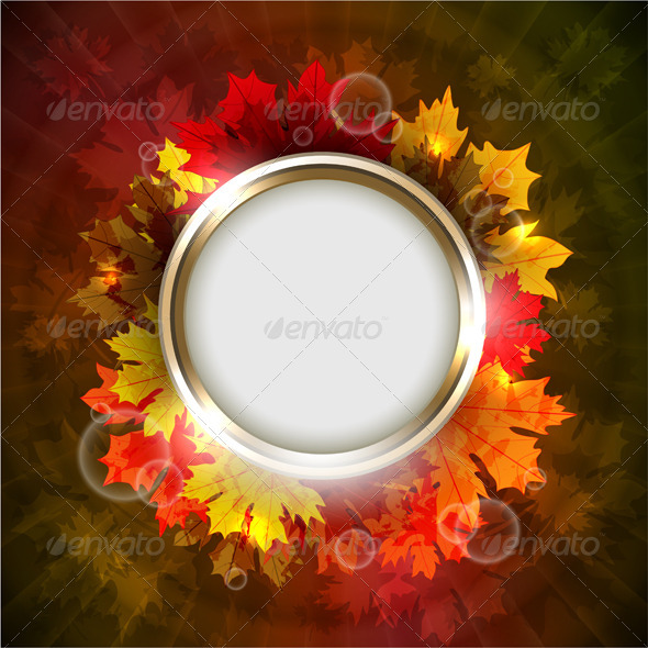 Autumn background with copyspace - Seasons Nature