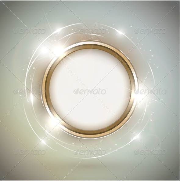 Abstract golden frame background - Abstract Conceptual