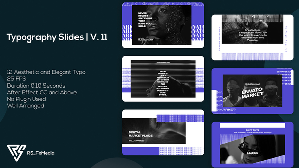 Typography Slides - Eco Kinetic V.11