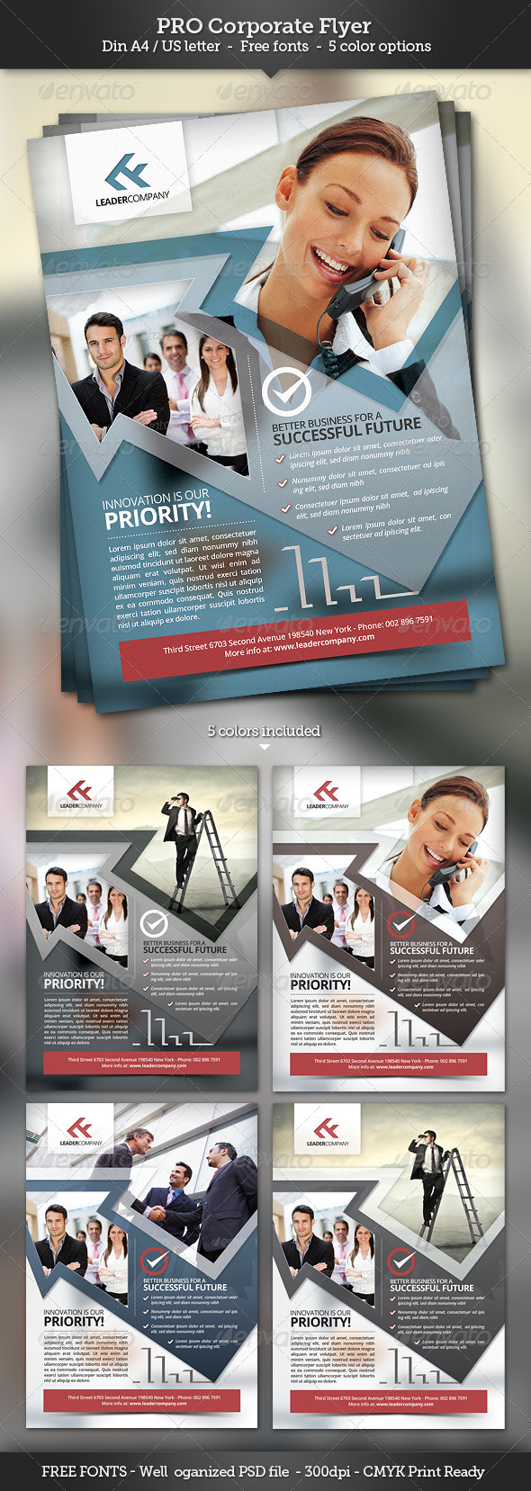 Pro Corporate Flyer Template - Corporate Flyers