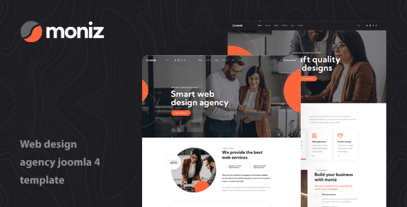 Moniz – Web Design Agency Joomla 4 Template
