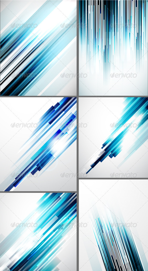 Shiny Blue Lines Backgrounds - Backgrounds Decorative