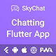 SkyChat - Chat Group Chat Flutter App Android IOS PWA Responsive Website