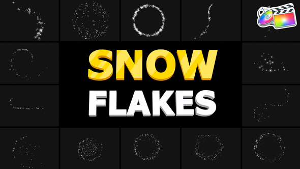 Snow Flakes 01 | FCPX