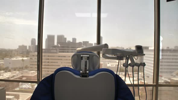 Empty Dental Chair Overlooking Beverly Hills alt