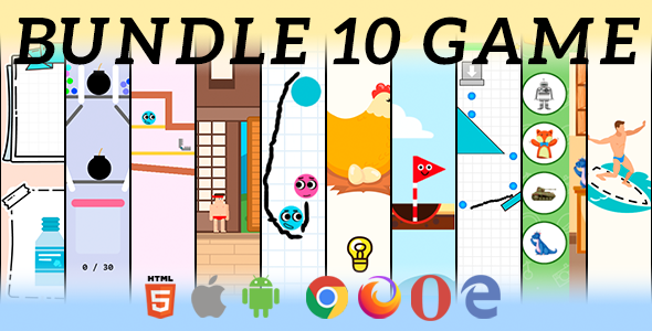 Bundle 10 Game 2. Mobile, Html5 Game .c3p (Construct 3)