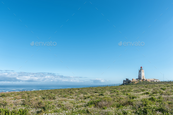 Cape Columbine Lighthouse near Paternoster Stock Photo by dpreezg ...