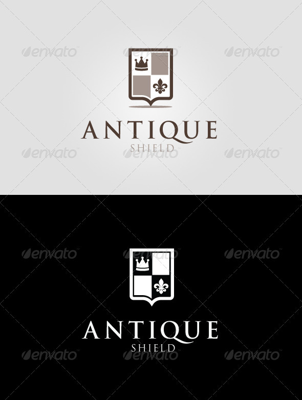 Antique Shield Logo Template - Crests Logo Templates