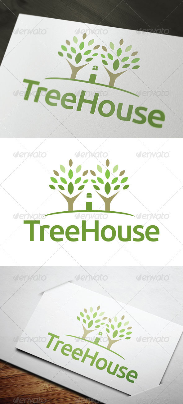 Tree House - Nature Logo Templates