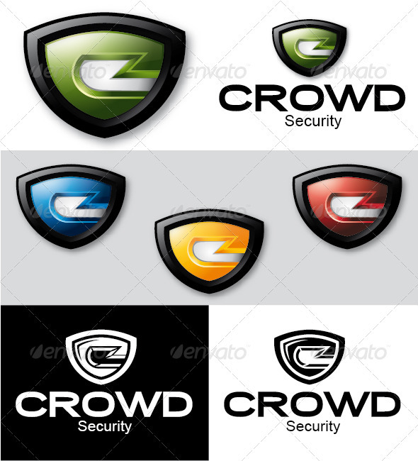 Crowd Security Logo - Letters Logo Templates