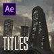 Futuristic City Titles - VideoHive Item for Sale