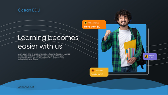 Education Center Promo B197 Product Promo template preview