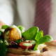 Falafel sandwich and office food, sustainability. concept - PhotoDune Item for Sale