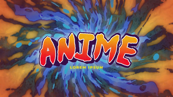 Anime Logo & Title Logo Stings template preview
