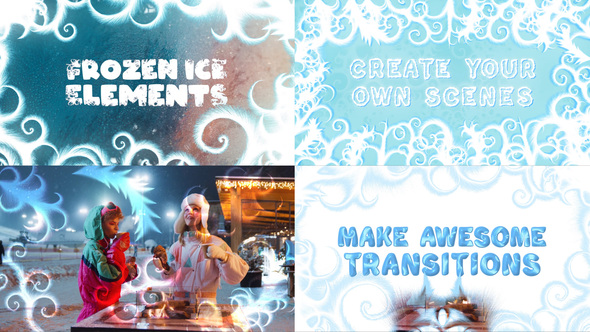 Frozen Ice Elements for Premiere Pro MOGRT