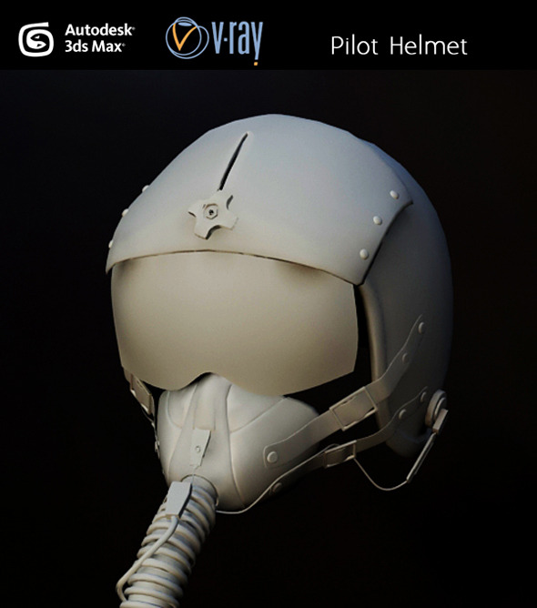 Pilot Helmet - 3Docean 3173448